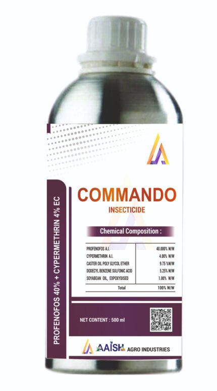 COMMANDO (Profenophos 40% + Cypermethrin 4% Ec)